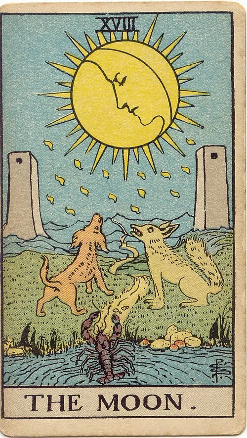 Tranh lá bài Mặt Trăng (The Moon)