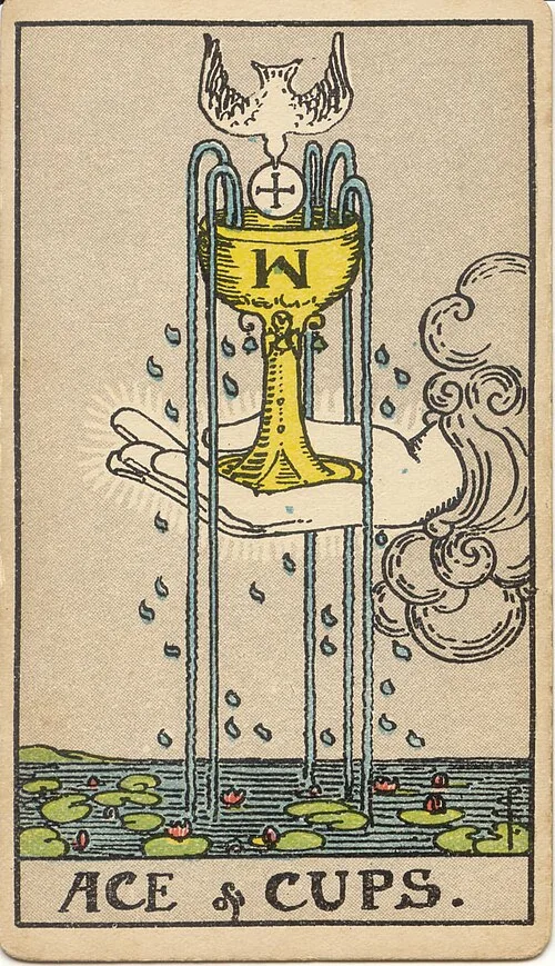 Tranh lá bài Át Cốc (Ace of Cups)