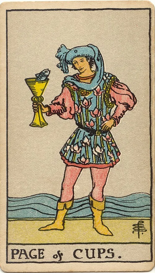 Tranh lá bài Tiểu Đồng Cốc (Page of Cups)